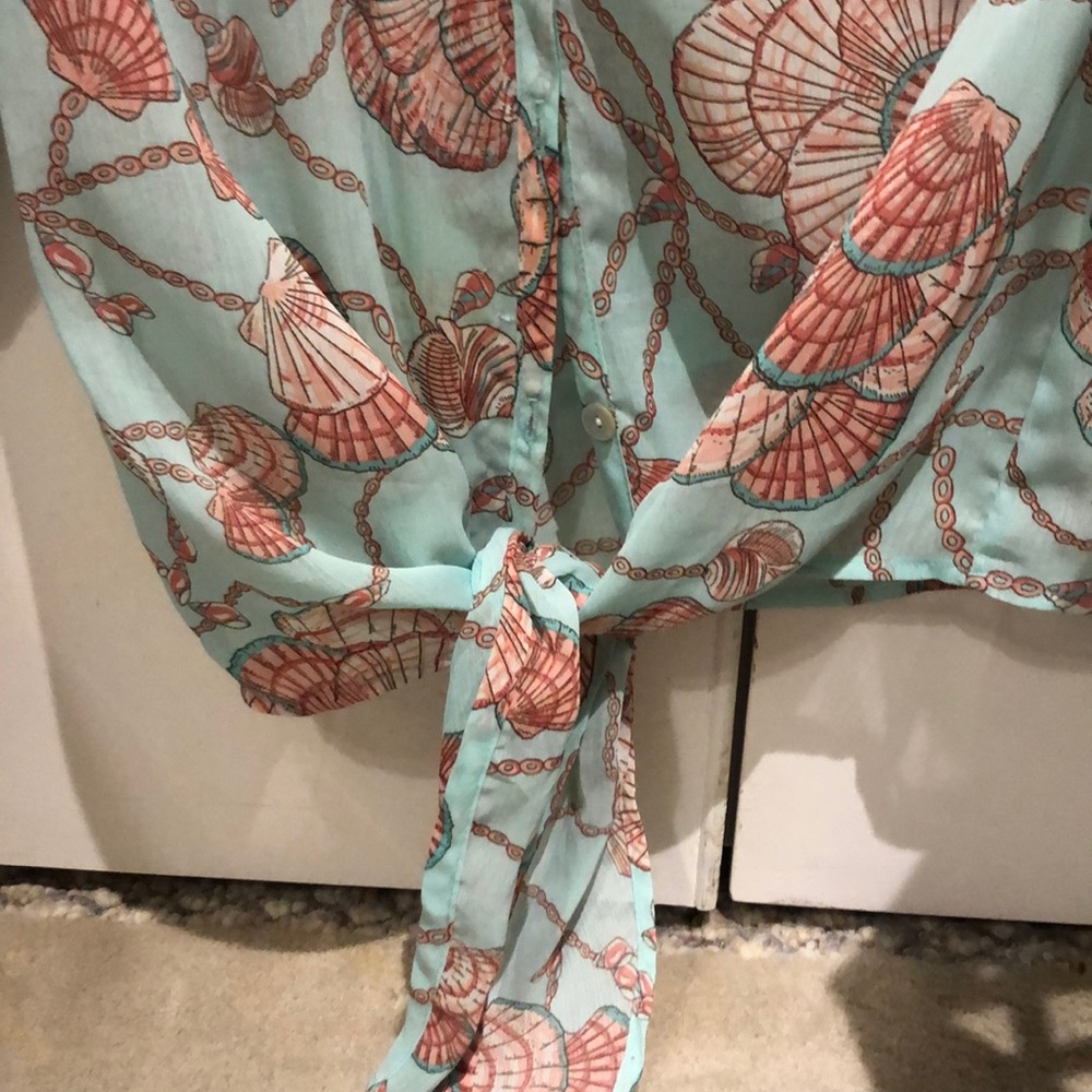 Shell Decorated Blouse - image 3